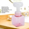 8.4oz 250ml Foaming Hand Soap Dispenser, Refillable Empty Foam Liquid Hand Soap Container Cute Cat Paw Flower Shape Foaming Soap Dispenser, Reusable Plastic Press Bottle for Bathroom(Pink)