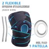 LAVAED Knee Brace with Side Stabilizers for Knee Pain, Adjustable Non Slip Open-Patella Compression Wrap Knee Support with Patella Gel Pads, for Man and Woman Sports Workout Gym Running Basketball