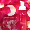 Andalou Naturals Face Wash, 1000 Roses Gentle Cleansing Foam, Sensitive Skin Facial Cleanser with Hydrating Vitamin E & Rose-Biotic Blend, Removes Makeup, Oil & Impurities, 5.5 Fl Oz