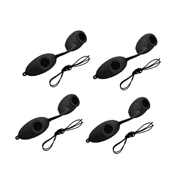 EVO FLEX Sunnies Flexible Tanning Bed Goggles UV Eye Protection Glasses 4 Pack (Black), FDA Compliant