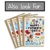 Tiny Expressions Floral Mother's Day Greeting Cards with Kraft Envelopes Multipack (4 Pack)