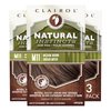 Clairol Natural Instincts Semi-Permanent Hair Dye for Men, M11 Medium Brown Hair Color, Pack of 3