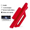 RCHuiWow RC Tall Battery Hold Downs Upgrades Part for 1/10 Slash 4x4 LCG,Alloy Aluminium Battery Holder Mount Hold Down w/Strap,Red