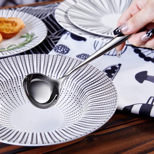 KEAWELL Louis 7.5 Inches Gravy Ladle, 18/10 Stainless Steel Mini Ladle, Dishwasher Safe (1)