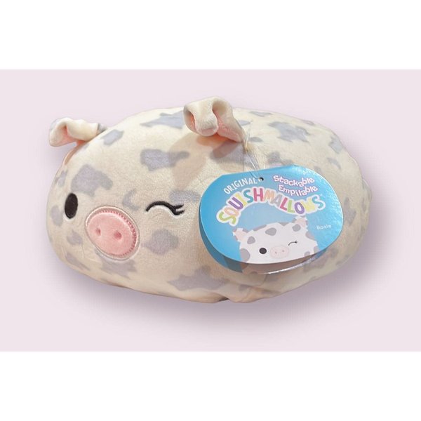 Squishmallows 8" Stackable Plush - Official Kellytoy - Cute and Soft Meerkat Stuffed Animal Toy - Great Gift for Kids (Rosie Pig)