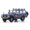 Land Cruiser 60 RHD (Right Hand Drive) Blue with Stripes and Roof Rack with Accessories 1/18 Diecast Model Car by Kyosho K08956XBL