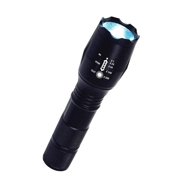 Atomic Beam LED Flashlight by BulbHead, 5 Beam Modes, Tactical Light Bright Flashlight (1 Pack)