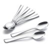 AYFDISHS 6-Piece Demitasse Espresso Spoons,5.1-Inch Mini Coffee Spoons Stainless Steel Small Spoons Mini Espresso Spoon for Dessert Ice Cream