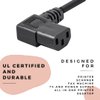 DIGITMON 10 FT 3 Prong Right Angled AC Power Cord Cable Plug for HP LD4220tm 42-inch LCD Interactive Digital Signage Display