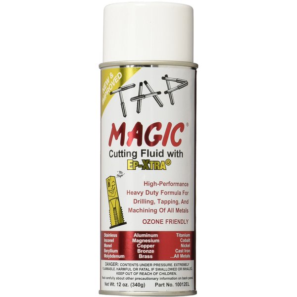 Tap Magic 10012EL Aerosol Tap Magic ozone Friendly, 12 oz, Yellow (Pack of 1)