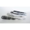 Generic 1 random black white gray acrylic and metal alligator hair clip