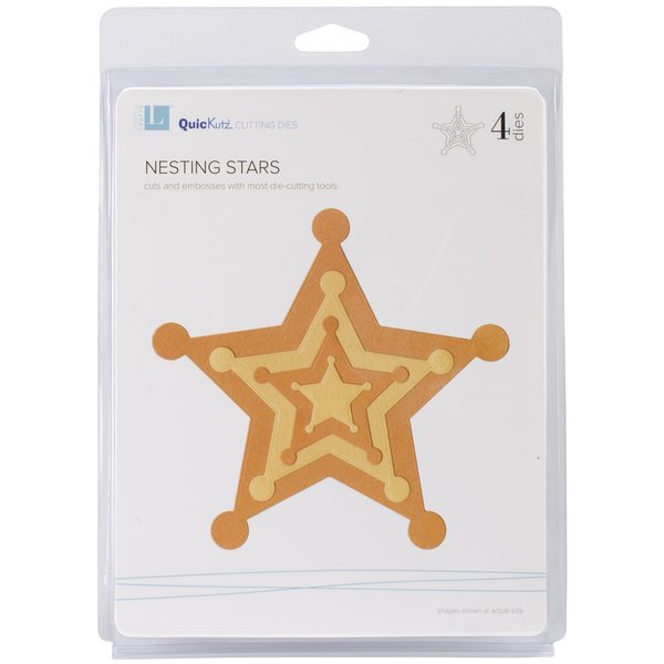 QuicKutz Lifestyle Crafts Nesting Star Die Set