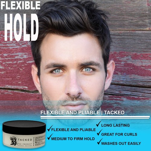 Flexible Hold Pomade Paste, Natural And Organic Hair Paste-Hair Stylist Recommended B. The Product Tacked 4oz.