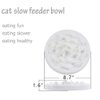 Lorde Slow Feeder Cat Bowls, Ceramic Fun Slow Feed Interactive Bloat Stop Puzzle Cat Bowl Healthy Eating Diet Pet Dog Slow Feeding Bowls…