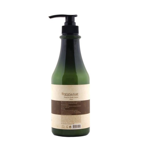 Spanature Olive Hand & Body Lotion - Daily Moisturizing Body Lotion for Moisturizing, Restoring and Nourishing the Skin- 750ml/25oz with Pump, Made in Korea