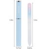 Glass Nail File in Case, Crystal Nail File, Glass Fingernail File, Manicure Nail Care, Gradient Color Czech Glass File, Double-Sided Etched Glass Nail File for Nail Art & Nail Care (Pink-Blue)