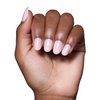 Glamnetic Press On Nails - Silver Belle| Short Round Natural Base Nails with 3D Silver Foil in a Glossy Finish | 12 Sizes - 30 Nail Kit with Glue