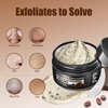 Face Scrub for Men, Facial Scrub for Deep Exfoliating, Cleansing, Removing Blackheads, Ingrown Hairs, Pre-shave Soften, Organic Formulated with Coffee Extract, AHA and BHA Face Exfoliator (4.23 oz)