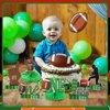 10 Pack Football Party Table Decorations First Year Down Honeycomb Centerpieces Table Topper Sign Decors for Baby Shower 1st Birthday Football Gameday Super Bowl Tailgate Sports Party Supplies