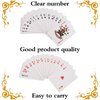 AHQiZFX 3 Decks Mini Playing Cards, Small Playing Cards Tiny Cards Deck Miniature Traveling Poker Deck Cards Great Novelty Gift for Party Game Supply 2 x 1.5 Inch(Yellow)