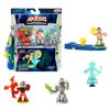 Legends of Akedo Power Storm - Official Rules Starter Pack - Legendary Punch Attack - 3 Mini Battling Warriors with Training Practice Piece and Exclusive Joystick Controller with 1 Trigger Controller, 1 Accessory, 1 Instruction Manual, 3 Figure