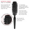 Cricket Static Free #38 1.5" Thermal Seamless Ceramic Barrel Hair Brush for Blow Drying Styling All Hair Types