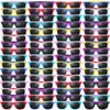 Oleitodh 64 Pack Kids Sunglasses Party Favors, Kid's Neon Sunglasses Bulk, Childrens Sunglasses Boys Girls Eyewear Pack for Goody Bag Fillers Summer Beach Pool Birthday Party Supplies