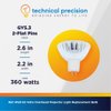 Replacement for Ushio ENX Halogen Light Bulb 360W 82V Projector Bulb by Technical Precision - 3m Overhead Projector Light Bulb with GY5.3 2-Flat Pins - Dichroic Reflector MR16 Bulb - 1 Pack