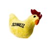 Copa Judaica Chewish Treat 4 by 1.5 by 2.5-Inch Schmaltz Chicken Squeak Plush Dog Toy, Small