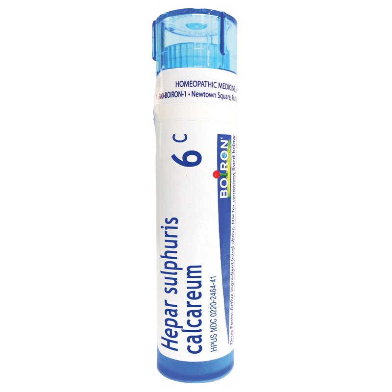 Boiron Hepar Sulphuris Calcareum 6C, Homeopathic Medicine for Cough