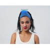 KAYDE Long Hair Sleeve Cap for Natural Hair, Extensions, Breathable, Stretchable, fitted, Hairwrap, hairband, light, BLUE