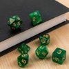 TOYFUL 25 Sets DND Dice Polyhedral Dice Dungeons and Dragons Rolling Dice for RPG MTG Table Games Dice Bulk with Free Drawstring Bags and PU Leather D&D Dice Tray (Colored)
