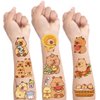 8 Sheets Capybara Temporary Tattoo Stickers, Capybara Birthday Party Supplies Decorations