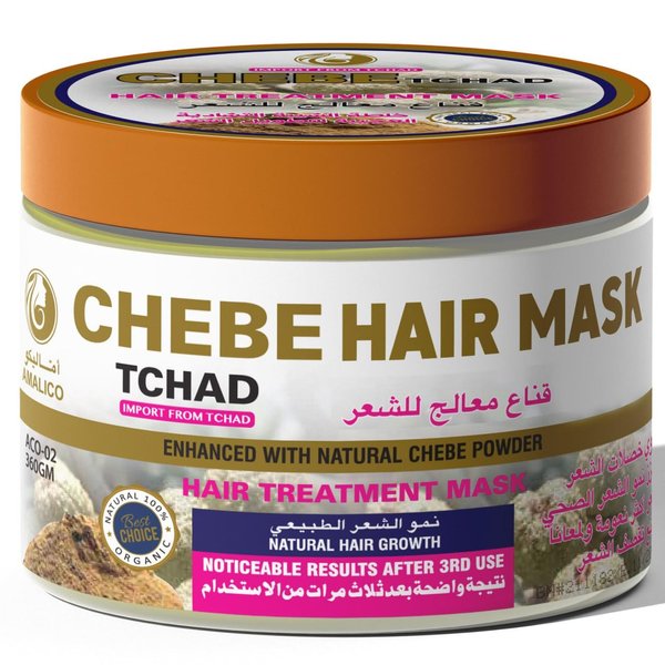 Chebe Hair Mask for Hair Growth with African Chebe Powder for Hair Growth Hair Treatment Mask - 200 GM