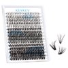 300 Pcs Lash Clusters Individual Lashes 20D+40D+50D Cluster Lashes D Curl 10-18 Mix Length Eyelash Clusters DIY Lash Extension at Home Easy to Apply Natural Volume Look(20D+40D+50D, D-10-18mix)