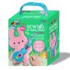 Sewing Kit for Beginner Kids Arts & Crafts Soft Toy My First Craft Set Includes Muscial Bunny with Fun Shoulder Strap Instructions & Plush Felt Materials for Learn to Sew, Embroidery for 6 Years