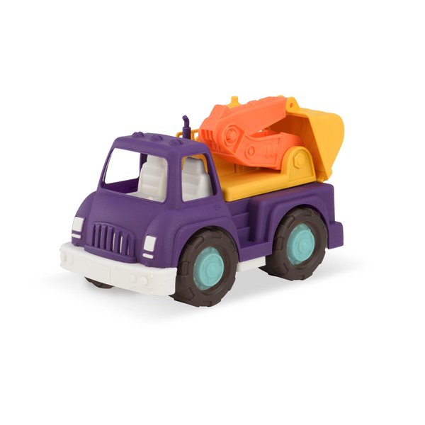 Battat- Wonder Wheels- Toy Excavator Truck – Digger Truck With Moveable Arm, Bucket, Cab – Construction Toy For Toddlers- Recyclable – 1 year +