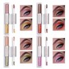 Joyeee Liquid Eyeshadow, 8 Colours Liquid Glitter Eyeshadow Make Up Set Waterproof Long Lasting Quick Drying Eye Shadow Eye Makeup Kit for Birthday Halloween Xmas Party Wedding Festival