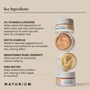 Naturium Vitamin Bright Illuminating Eye Cream, Under Eye Repair Cream for Dark Circles, with Vitamin K, Phyto-Complex, & Mineral Pigments, Medium/Deep, 0.5 oz