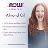 NOW Foods Solutions, Sweet Almond Oil, 100% Pure Moisturizing Oil, Promotes Healthy-Looking Skin, Unscented Oil, 16-Ounce,Package may vary