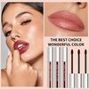 DENESTUP 3 Colors Peel off Lip Liner Tattoo, Peel Off Lip Stain Tattoo with Matte Finish, Infused with Vitamin E, Tattoo Lipstick Long Lasting Plump Lip Makeup Gift for Women