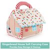 GUND Baby Play Soft Collection, My First Gingerbread House 5-Piece Playset with Rattle, Squeaker and Crinkle Plush Toys, Sensory Toy for Babies, 7.5”