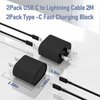 Fast Charger for i Phone 14 13 12 Charge Fast Charging, 2Pack 6FT USB C to L Cable with 20W USB C for i Phone Charger Block, Compatible with iPhone 14 13 12 Pro/14 Plus/13 Pro Max -Black