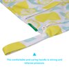Viyuse 2pcs Cloth Diaper Wet Dry Bags Washable Waterproof Two Zippered Pockets Double Infant Stroller Travel Beach Pool Gym Bag for Swimsuits & Wet Clothes (Lemon+Watermelon)
