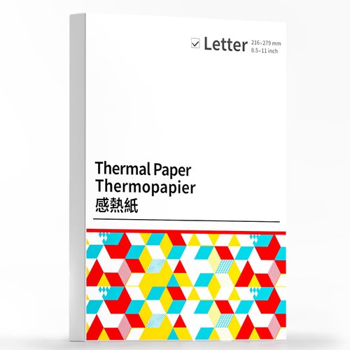 Thermal Printer Paper 8.5 x 11 Inch - Betife Multipurpose US Letter Thermal Printing Paper Compatible for Brother PJ762/PJ763MFi, Phomemo M08F, HPRT MT800/MT800Q Printers (200 sheets)