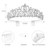 Silver Tiara for Women Birthday, Crowns for Women, Happy Birthday Queen Tiara for Women, Birthday Queen Crown for Girls, Tiaras and Crowns for Women with Birthday Girl Sash, Crowns with Rhinestone
