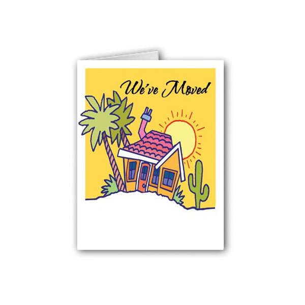 Stonehouse Collection | We've Moved Note Card | 10 Boxed Cards & Envelopes (Standard)