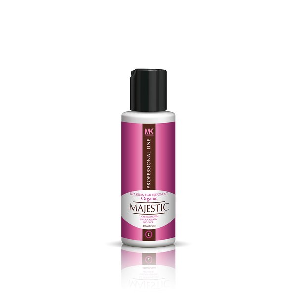 MAJESTIC KERATIN Protein Hair Treatment Organic 125ml(4oz) Formaldehyde Free