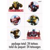 Unique Transformers Temporary Tattoos - Assorted Designs, 24 Pcs