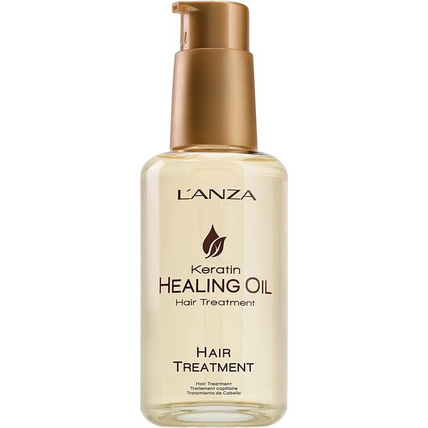 L'ANZA Keratin Healing Oil Hair Treatment, Hair Oil Revives & Nourishes Dry Damaged Hair & Scalp, Sulfate Free with Phyto IV Complex, Cruelty Free Volumizing Hair Care with UV Protection (6.2 Fl Oz)
